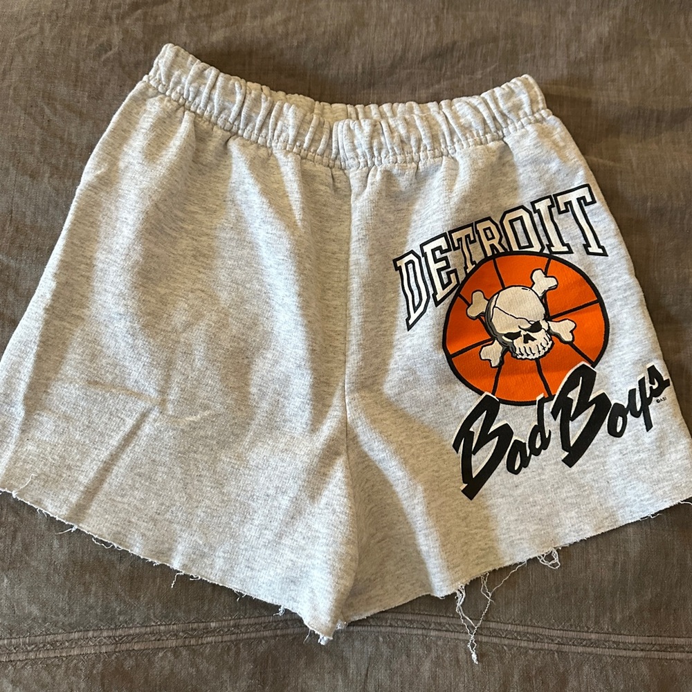 Gray Detroit Bad Boys Women's Shorts